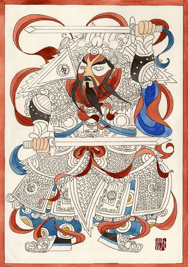 最新门神图，传统与现代的完美融合