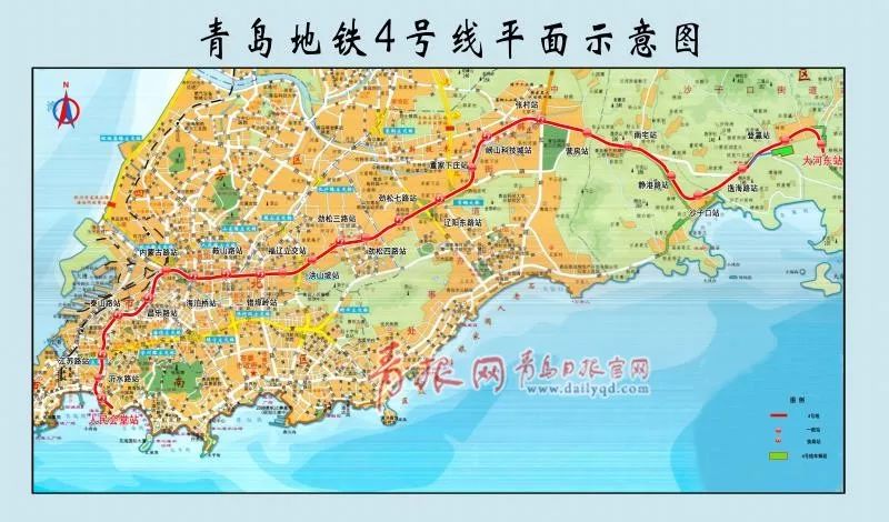 青岛R3线最新线路图，自然美景探索之旅启程